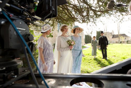 Downton Abbey Joss Barratt Photographer Wedding photograph behind the scenes